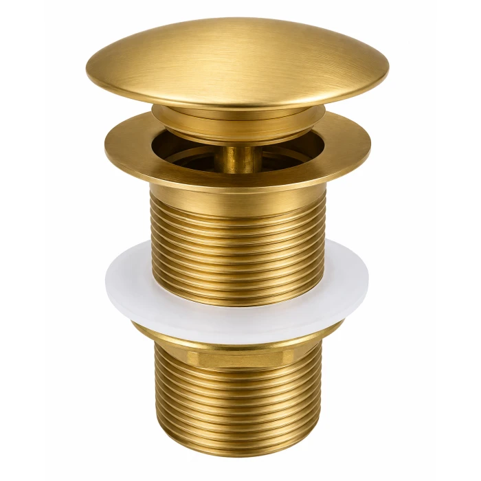 Solid Brass Basin Pop Up Waste No Overflow