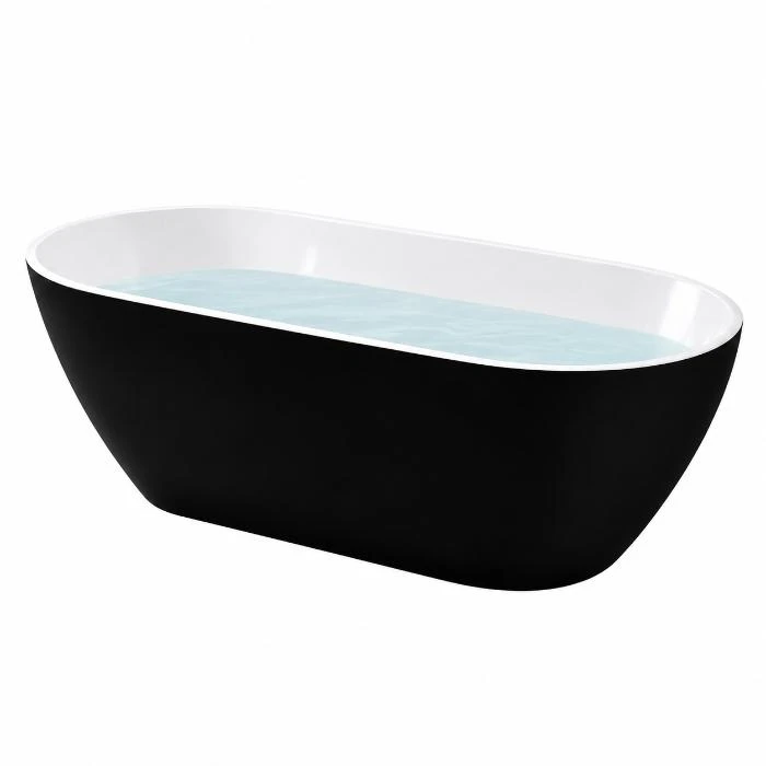 Regio Luna Freestanding Egg Shape Luxury Acrylic Designer Bathtub Collection Premium
