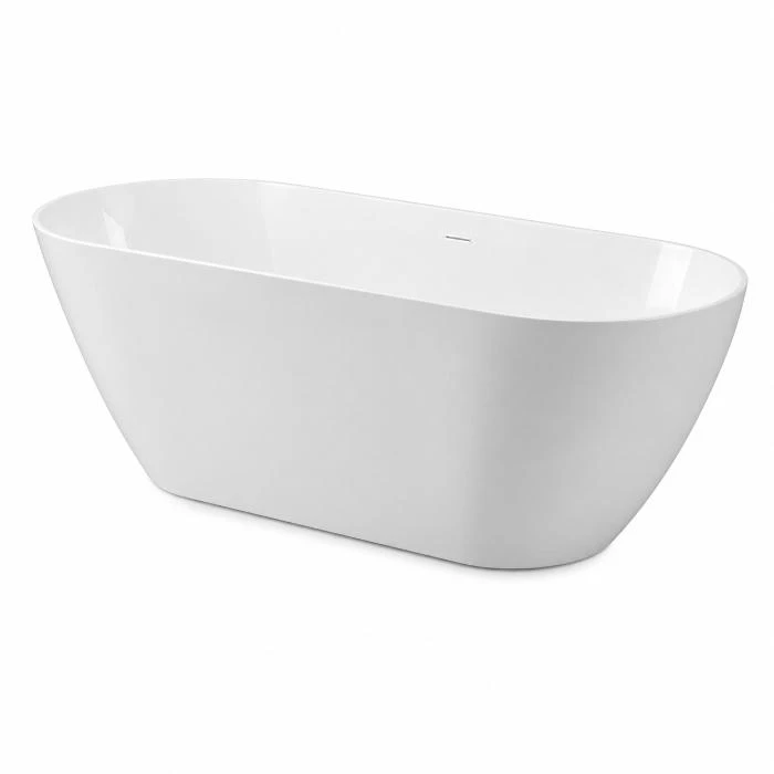 Regio Aura Freestanding Oval Shape Modern Premium Acrylic Designer Bathtub Collection Series