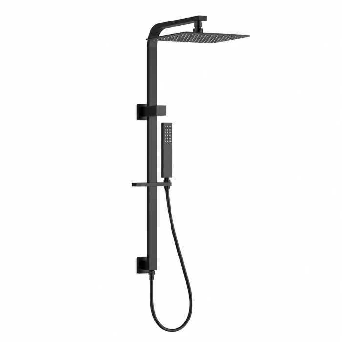 Regio Square Shower Station with 250mm Stainless Steel Shower Head � Top Water Inlet