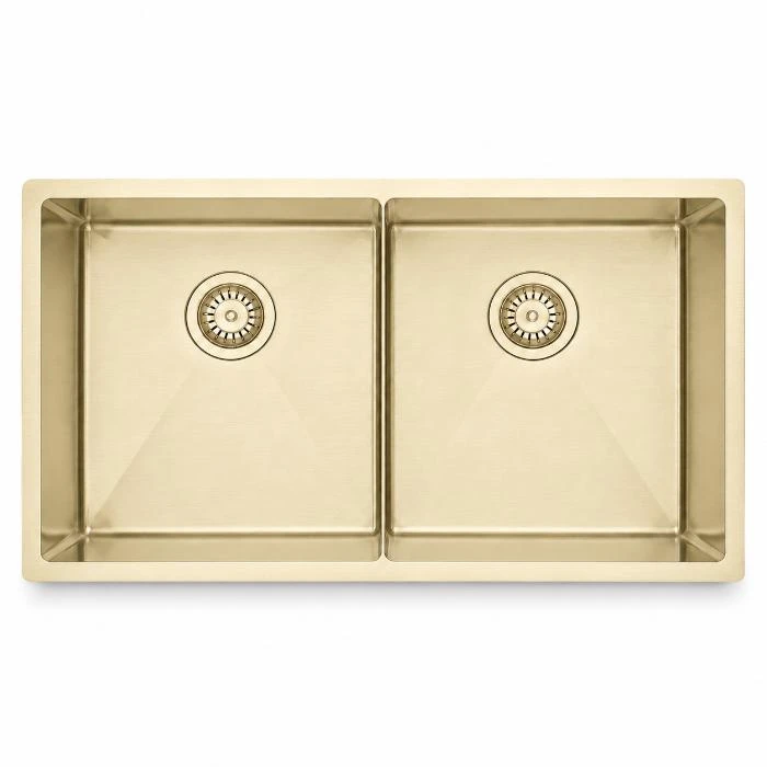 Regio 9045 Series Handcrafted 304 Stainless Steel Double Bowl Kitchen Sink